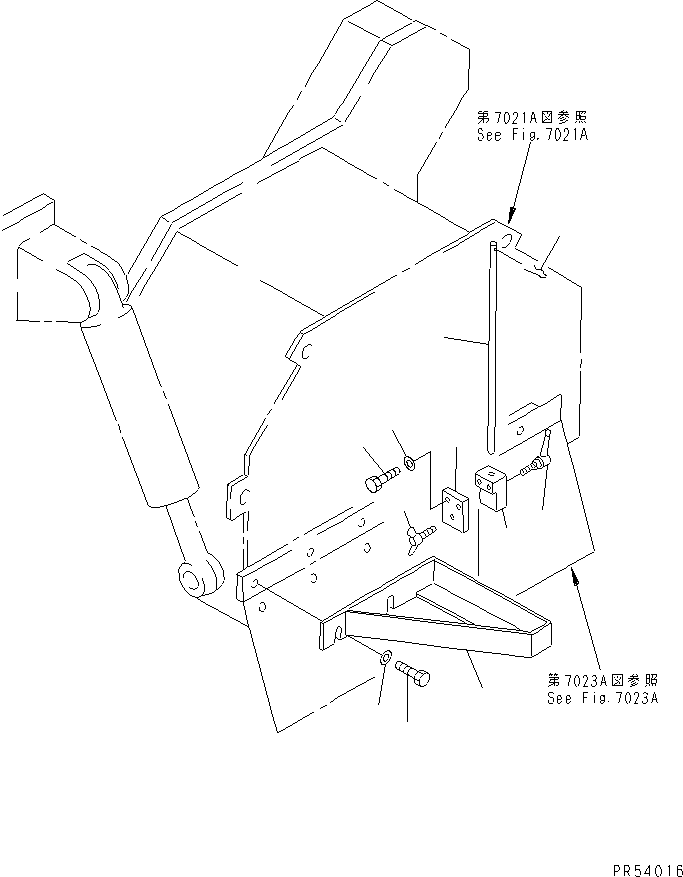 Рычаг 26A-70-13440 KOMATSU