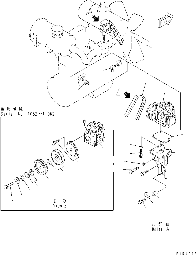 Компрессор в сборе 26C-809-1340 KOMATSU