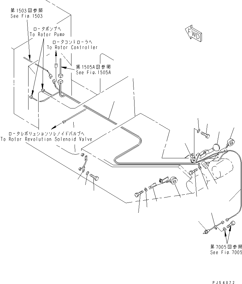 кабель 263-06-32130 KOMATSU