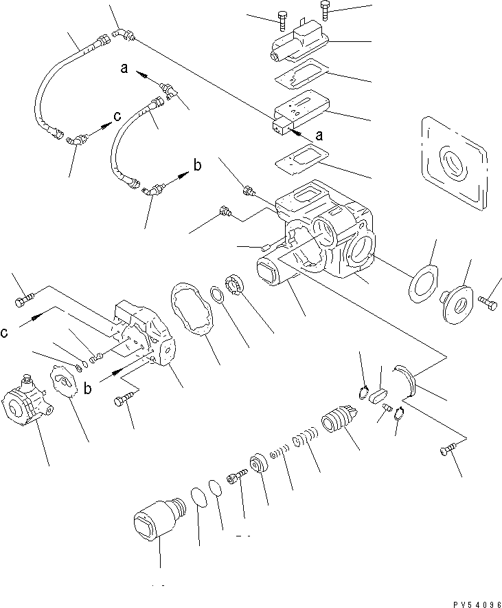 PUMP ASS'Y,ROTOR 262-61-22102 KOMATSU