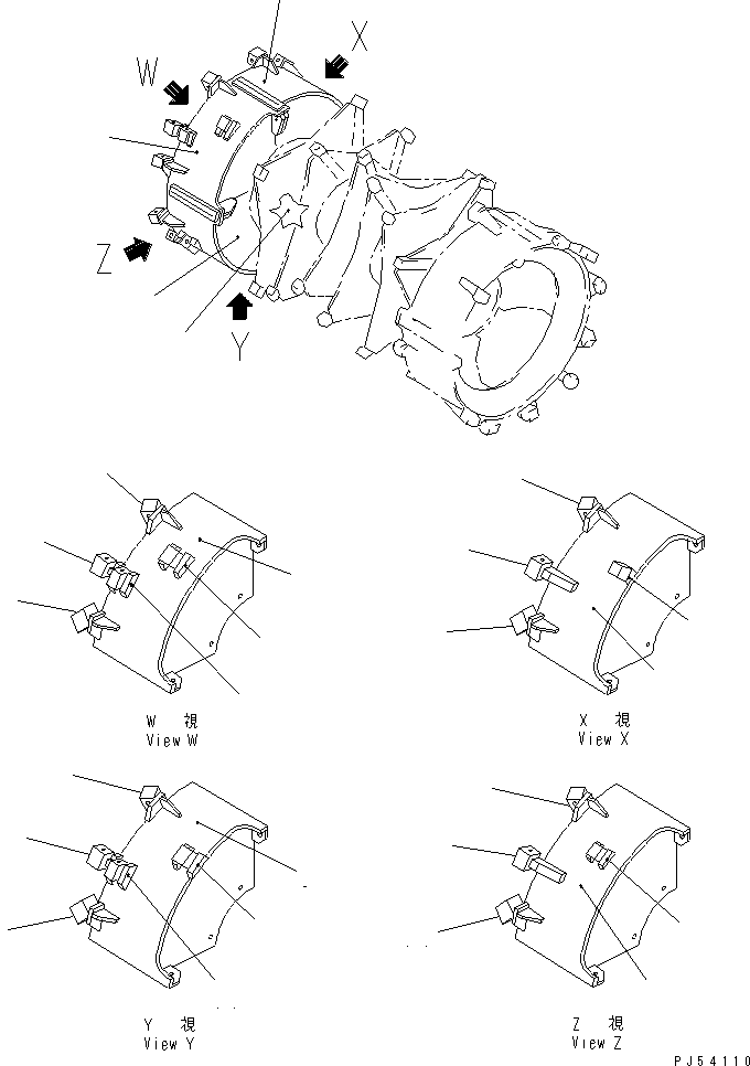 DISK,SIDE¤ R.H. 263-70-12241 KOMATSU