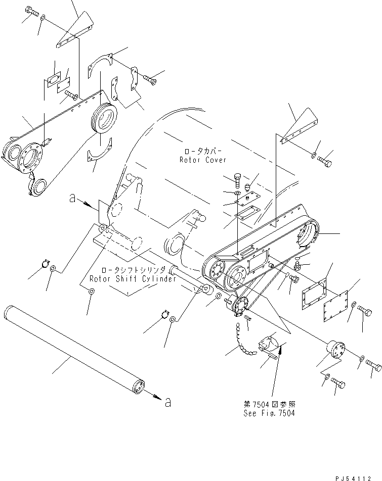 FRAME,SIDE, R.H. 263-810-1230 KOMATSU