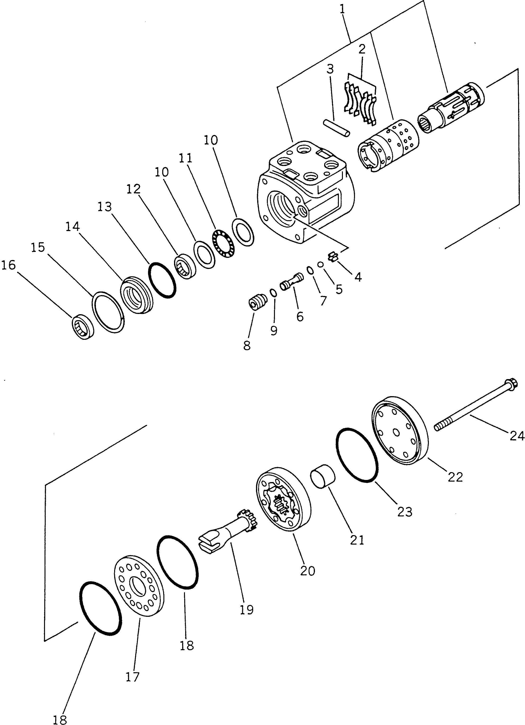 STEERING VALVE ASS'Y 235-40-14101 KOMATSU