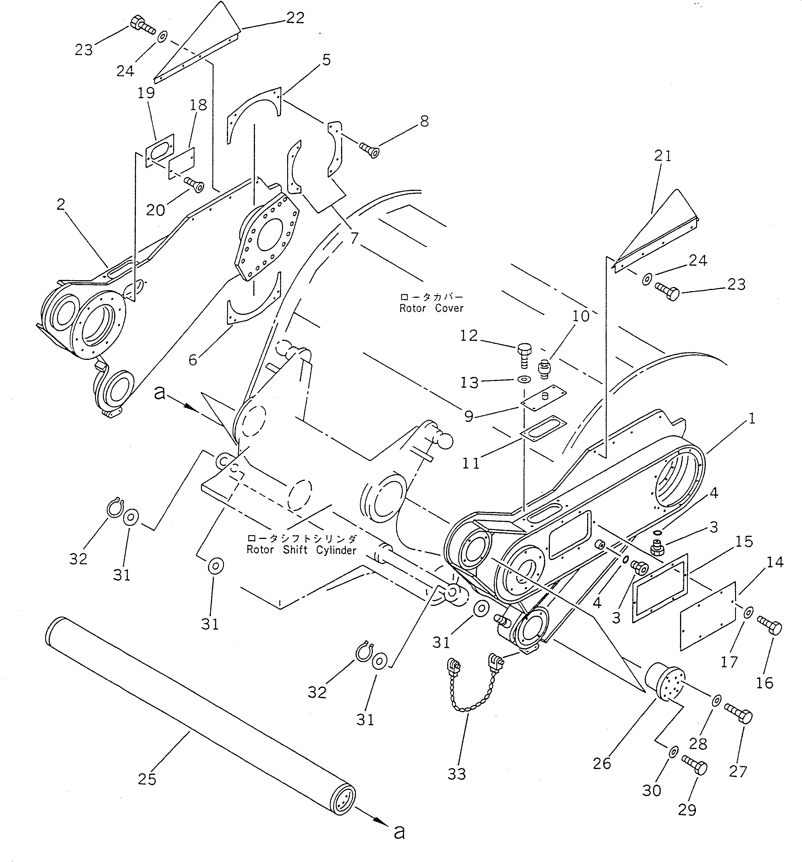 FRAME,SIDE¤ R.H. 262-880-2280 KOMATSU