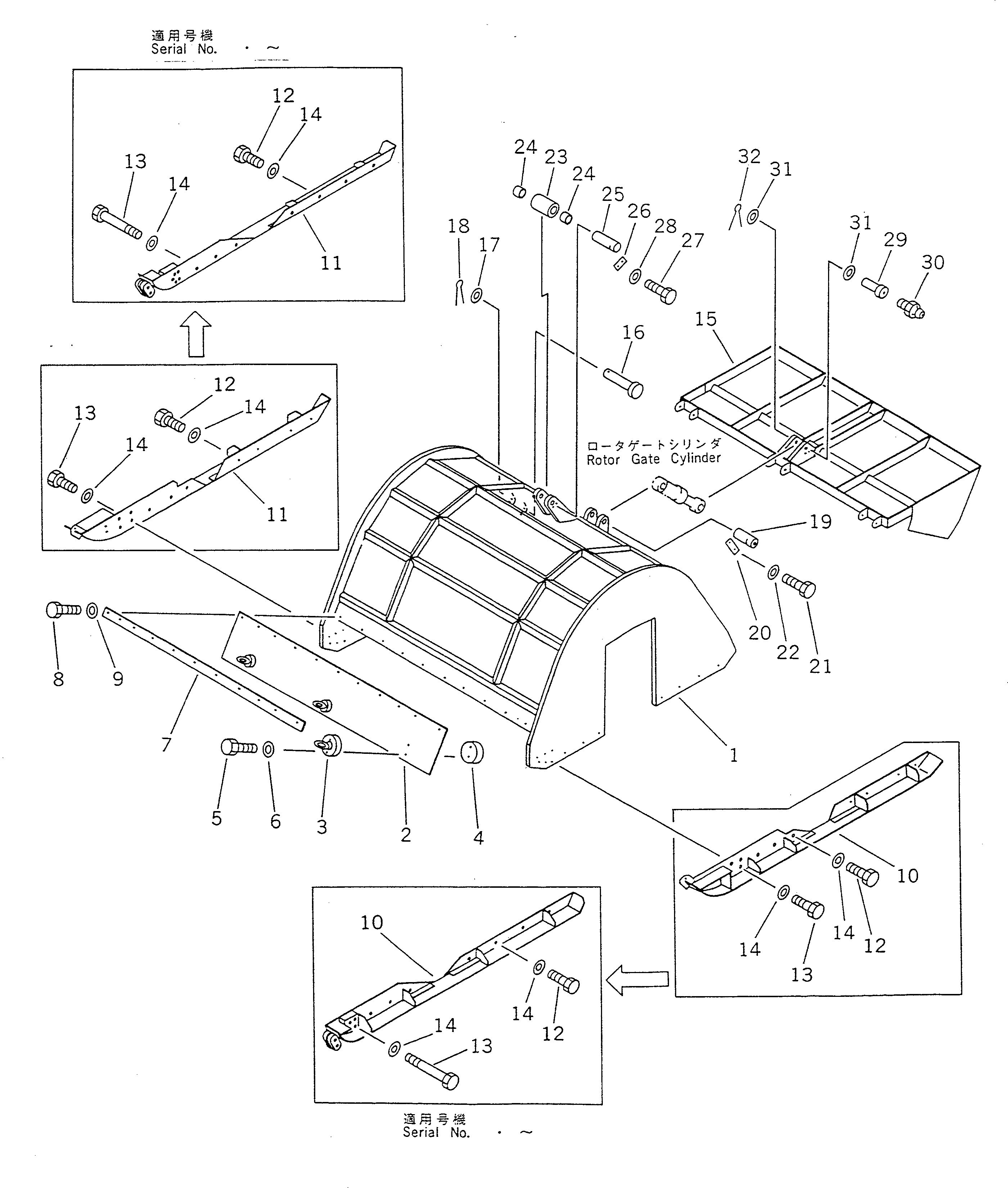 COVER,ROTOR 262-880-2210 KOMATSU
