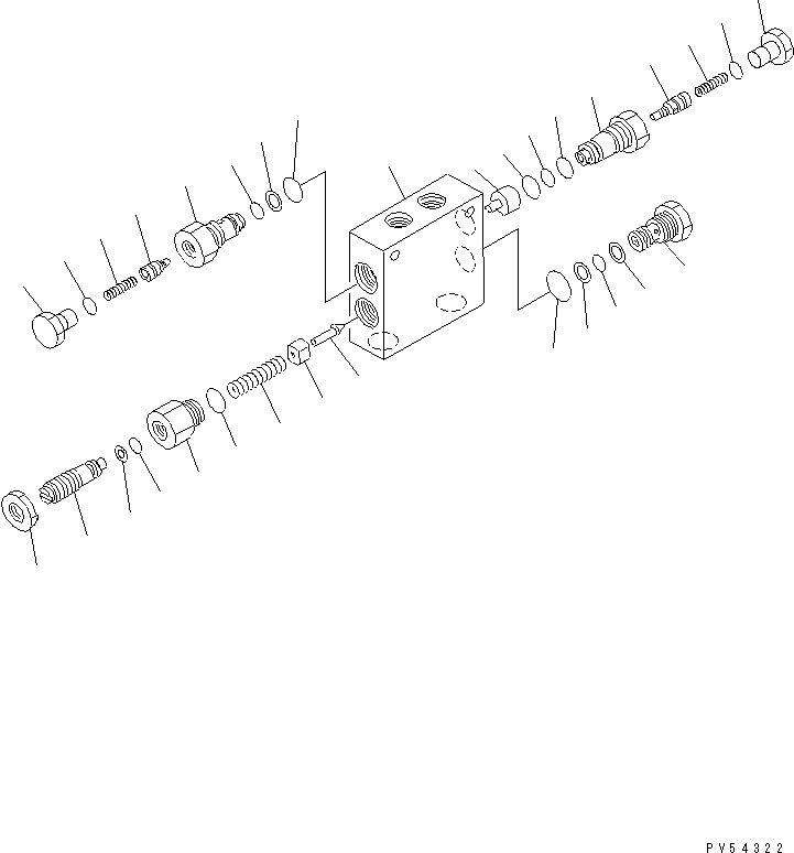 Клапан в сборе 235-61-14200 KOMATSU