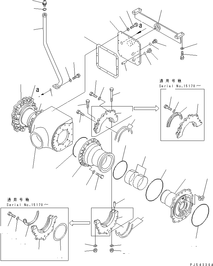 O-RING,CAGE 07000-16225 KOMATSU