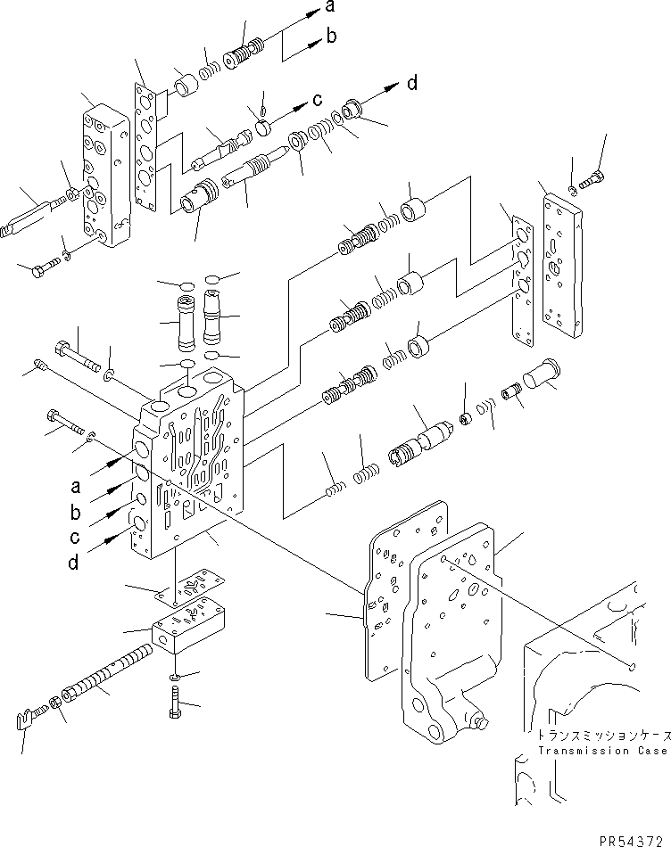 VALVE ASS'Y,SHIFT CONTROL 23B-15-00211 KOMATSU