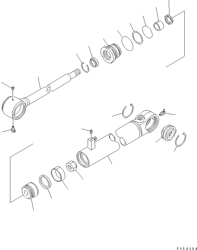 Service Kit, 1-Steering Cylinder 707-98-11180 KOMATSU