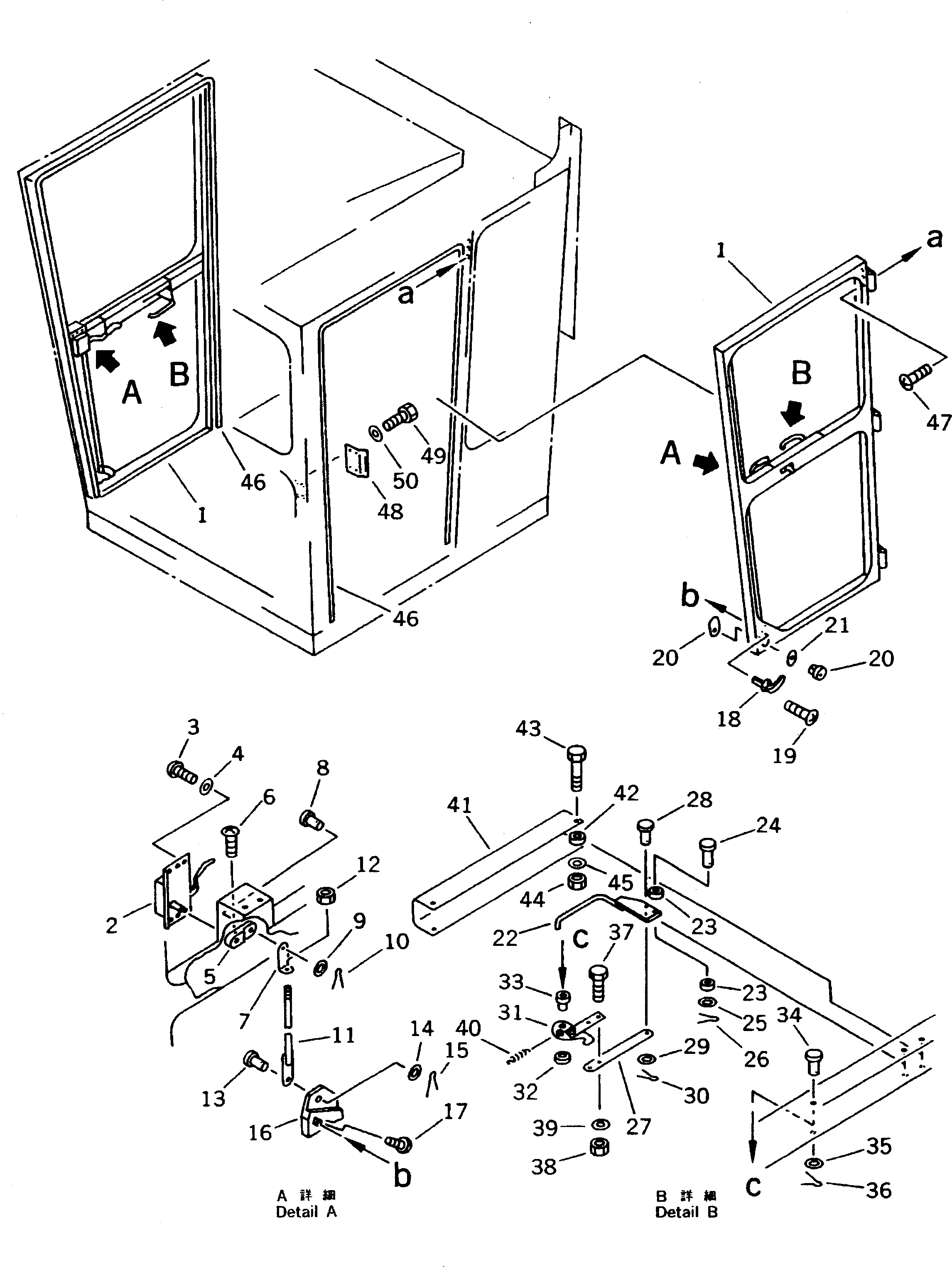 DOOR,L.H. (LOW) 23B-950-5120 KOMATSU