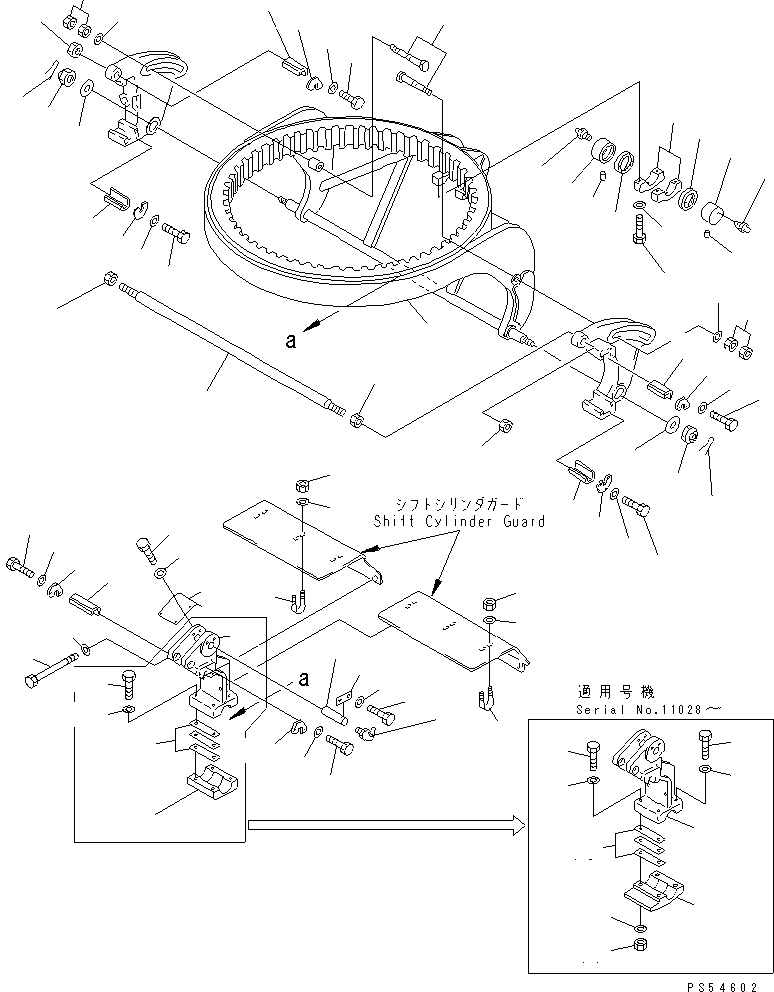 Гайка 01580-15242 KOMATSU
