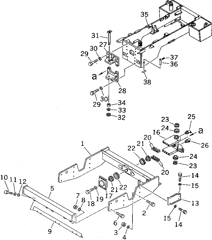 FRAME,FRONT 273-46-11112 KOMATSU
