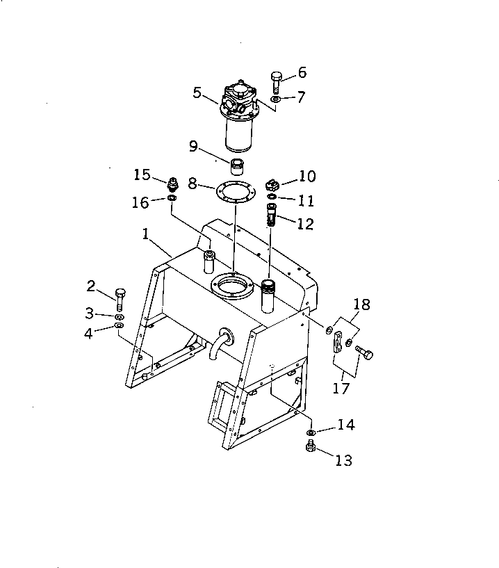 TANK,HYDRAULIC 273-54-12512 KOMATSU