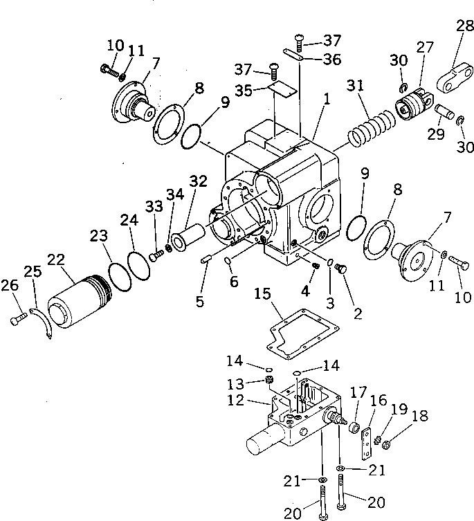 TRAVEL PUMP ASS'Y 273-61-11122 KOMATSU