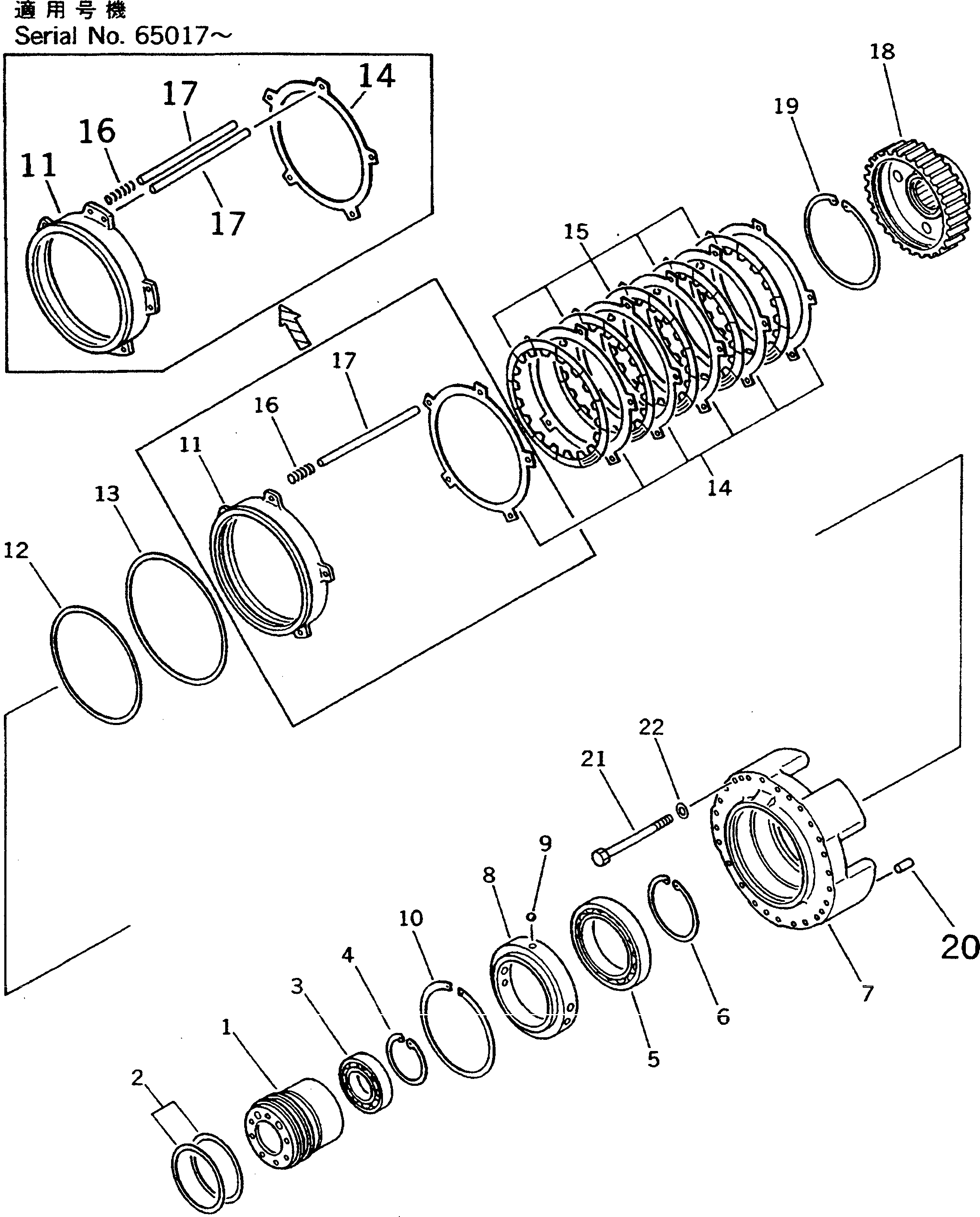 PISTON,1ST 23B-15-12721 KOMATSU