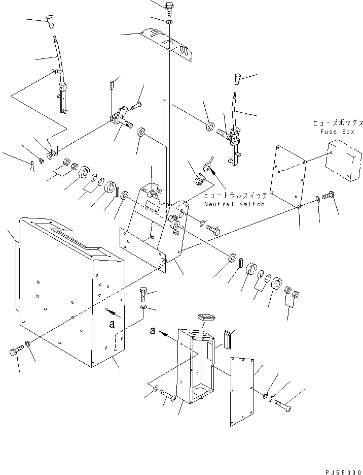 SHAFT,R.H. 263-810-2240 KOMATSU
