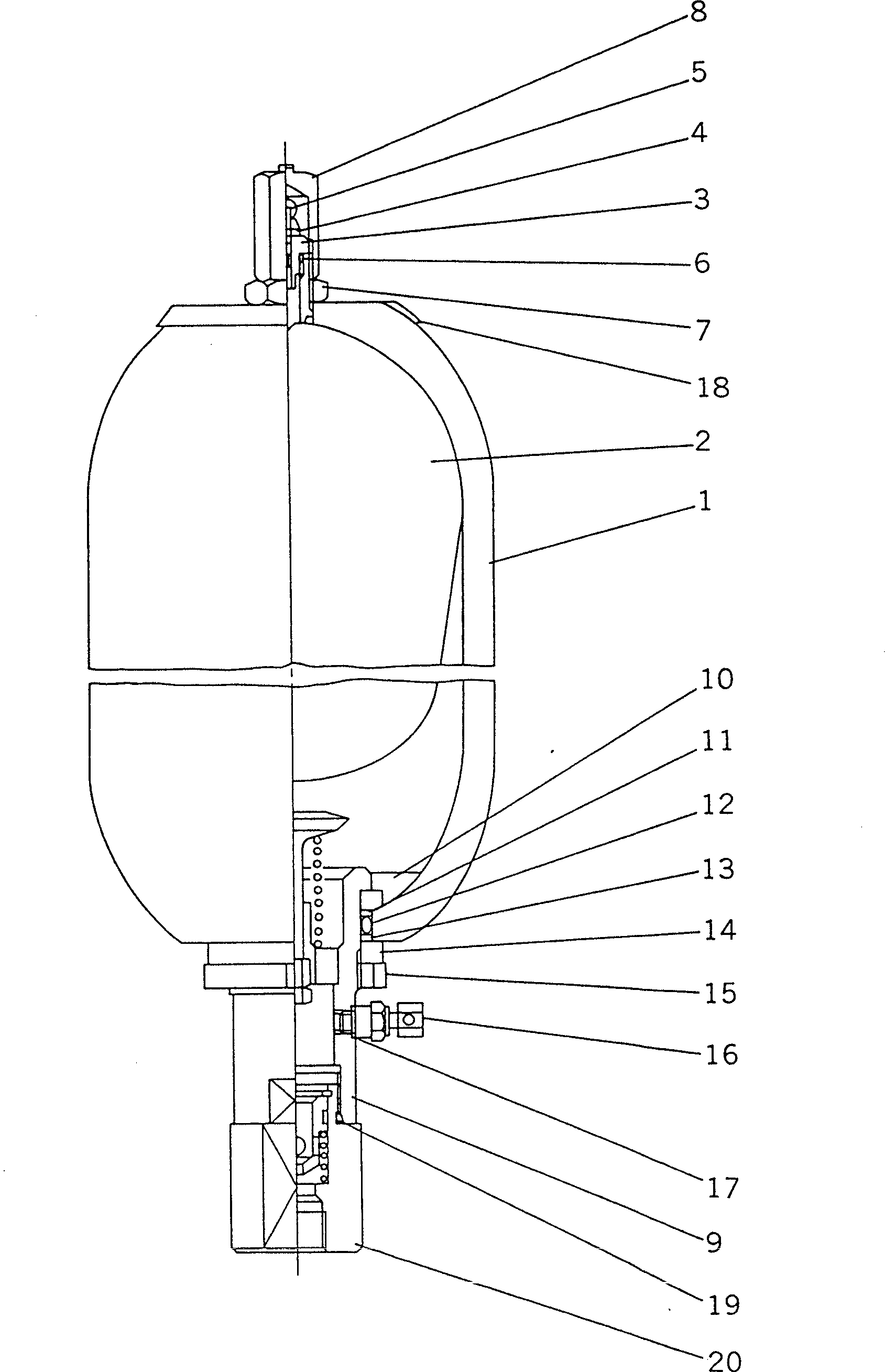 Клапан в сборе 235-833-1230 KOMATSU