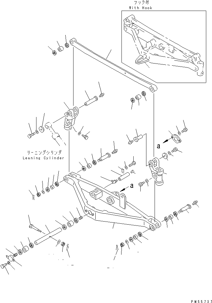 Гайка 01593-33621 KOMATSU