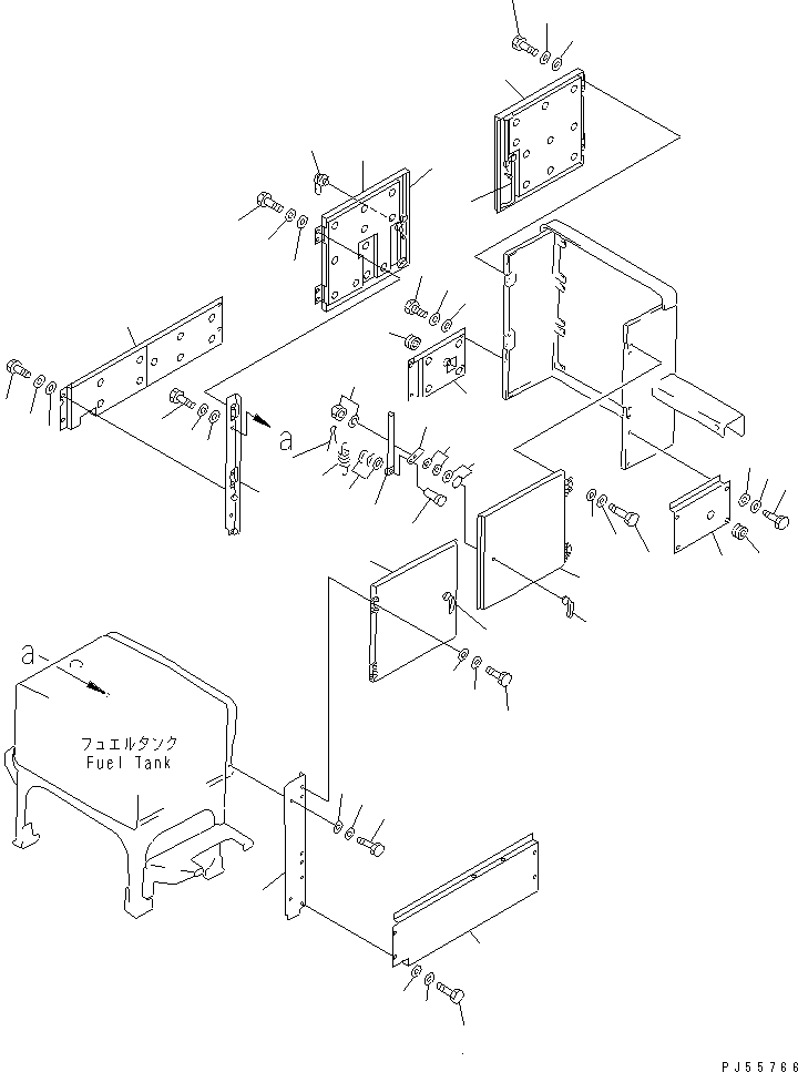 HANDLE,WITH LOCK 262-54-12341 KOMATSU