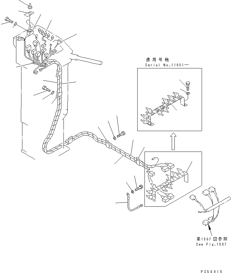 Жгут проводов 235-06-31411 KOMATSU