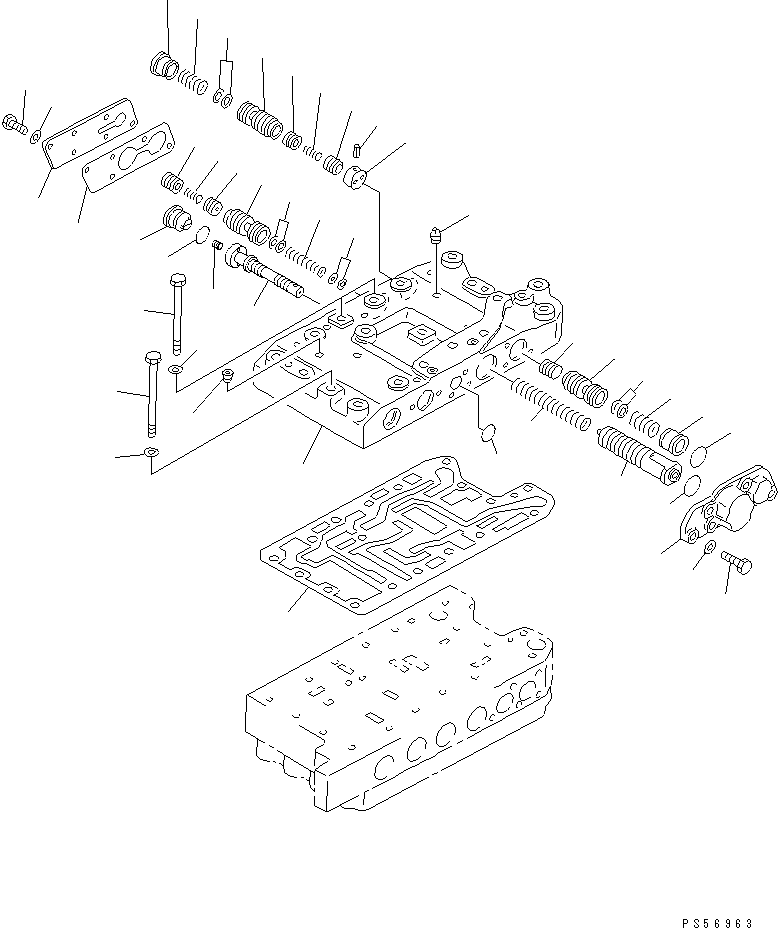 Клапан в сборе 235-15-25640 KOMATSU