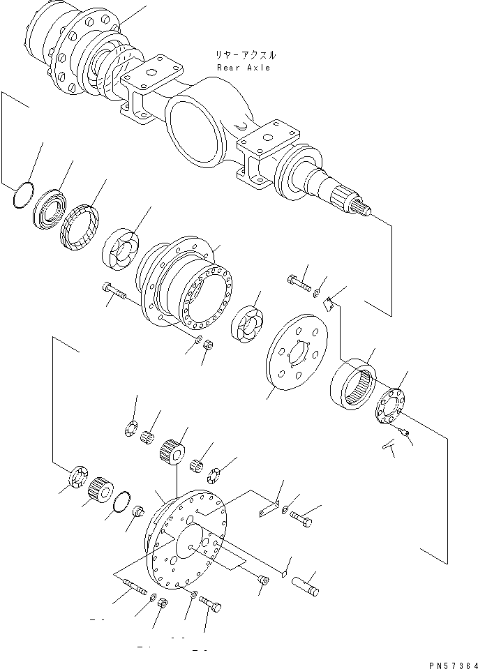 Ступица 273-24-61120 KOMATSU