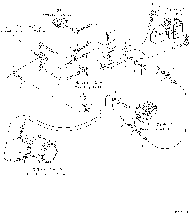 Шланг 07102-20243 KOMATSU