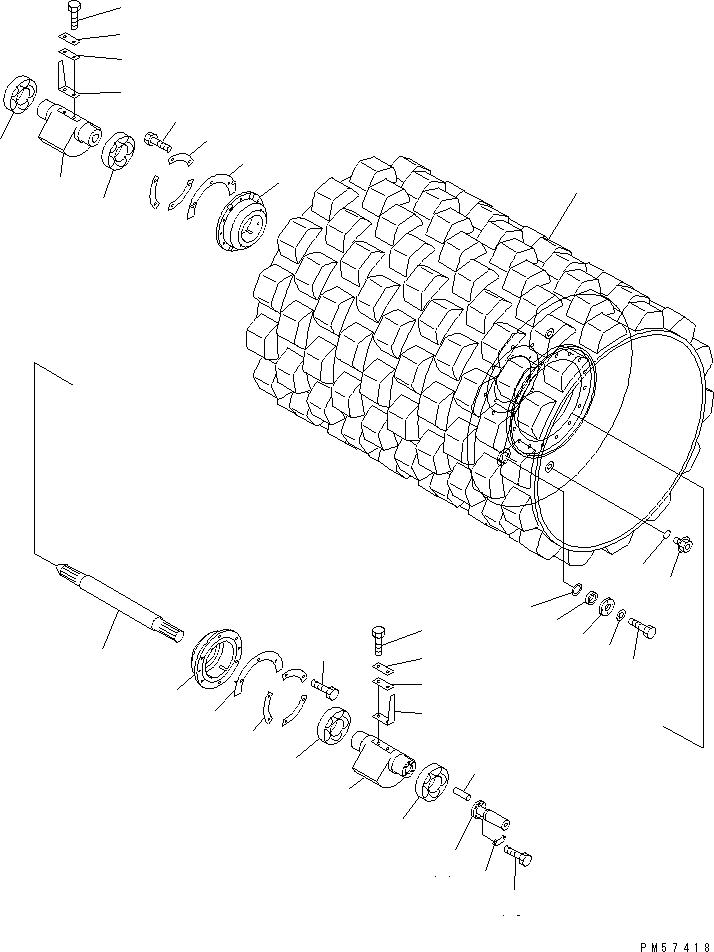 WEIGHT,R.H. 273-70-62140 KOMATSU