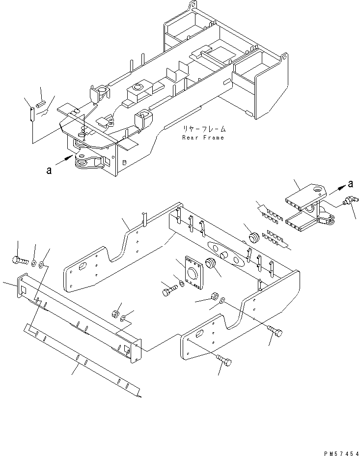 FRAME,FRONT 273-46-61310 KOMATSU