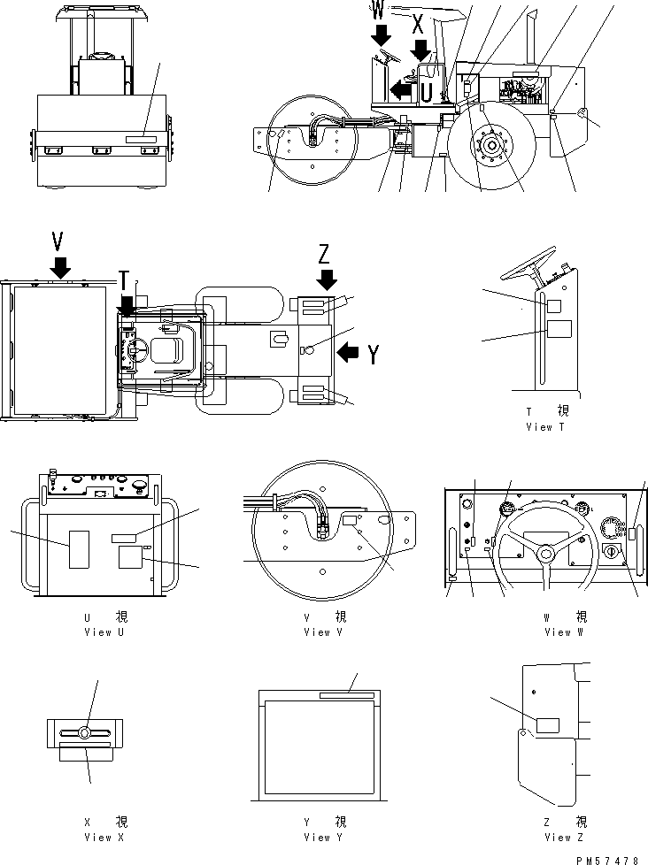 PLATE KIT (\2\273-53-63111) KOMATSU