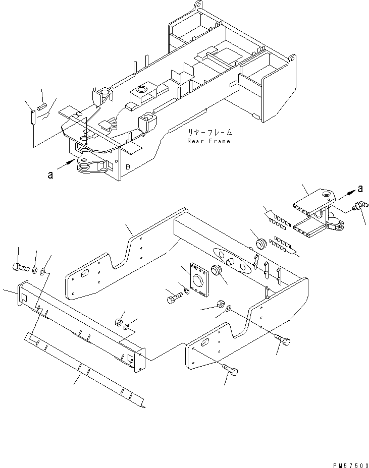 FRAME,FRONT 273-46-61320 KOMATSU