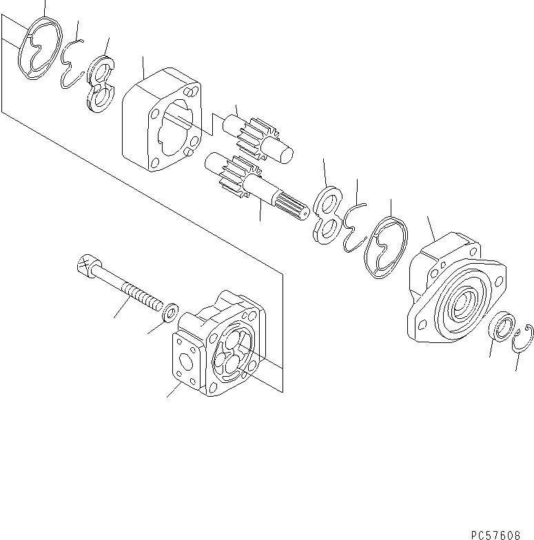 Болт KB20131-61402 KOMATSU