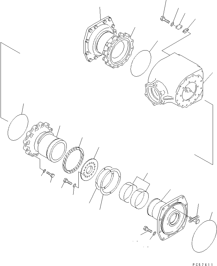 Бортовой редуктор в сборе 23A-22-01310 KOMATSU
