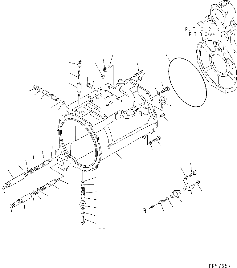TRANSMISSION ASS'Y,(EXCEPT PTO) 23B-15-11010 KOMATSU
