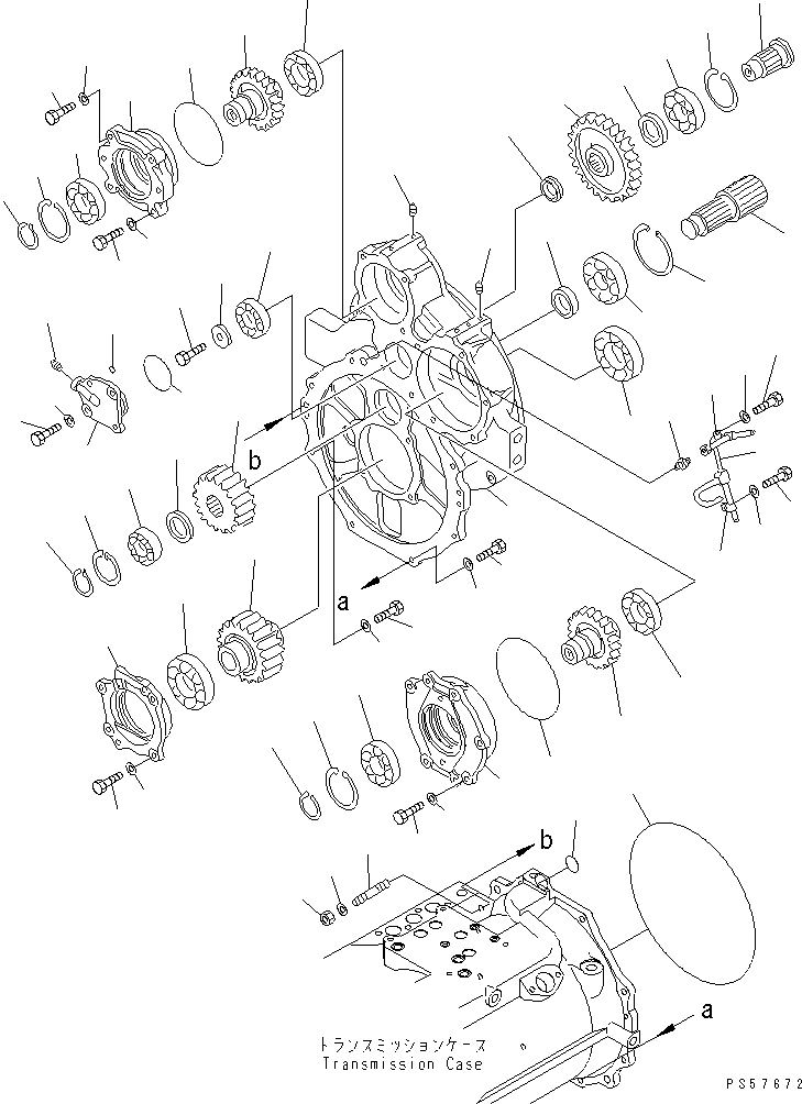 Трансмиссия в сборе 23B-15-00012 KOMATSU