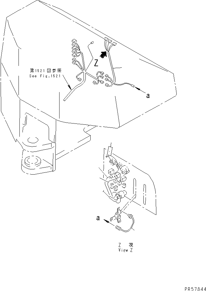 Кабель 26A-06-12290 KOMATSU