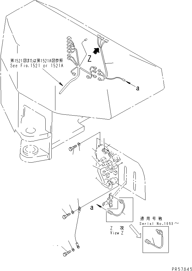 Кабель 26A-06-12380 KOMATSU