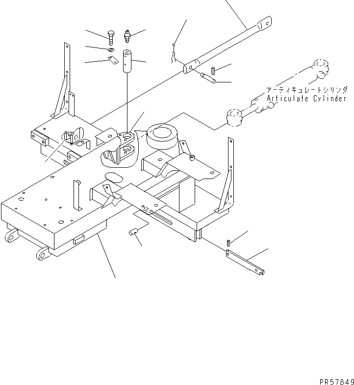 FRAME ASS'Y,FRONT 26A-46-11101 KOMATSU