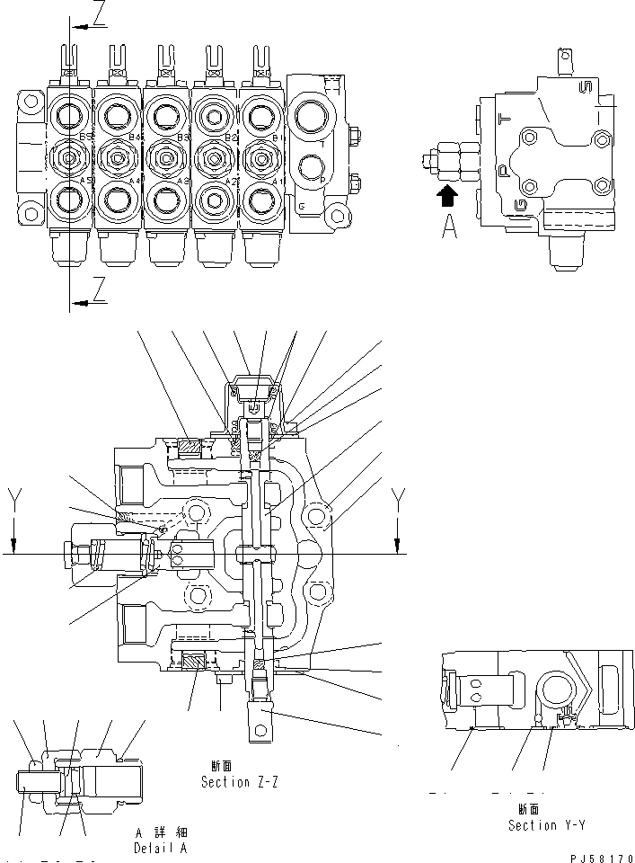 BODY ASS'Y,DRAWBAR SIDE SHIFT UC4100547997 KOMATSU