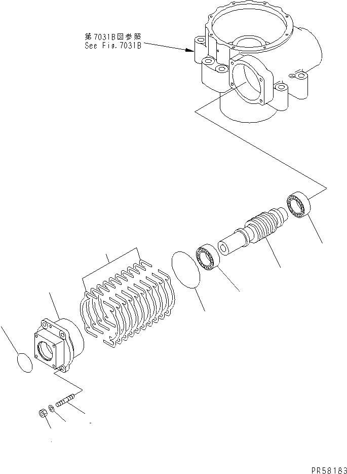 Подшипник 06302-30313 KOMATSU