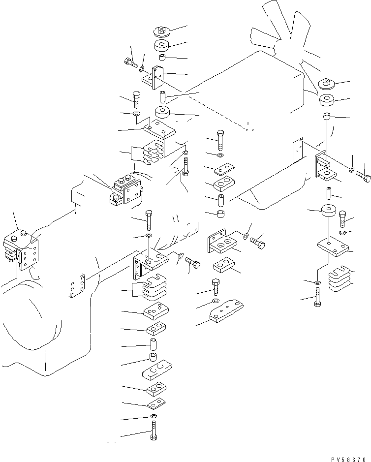 Кронштейн 23A-01-11222 KOMATSU