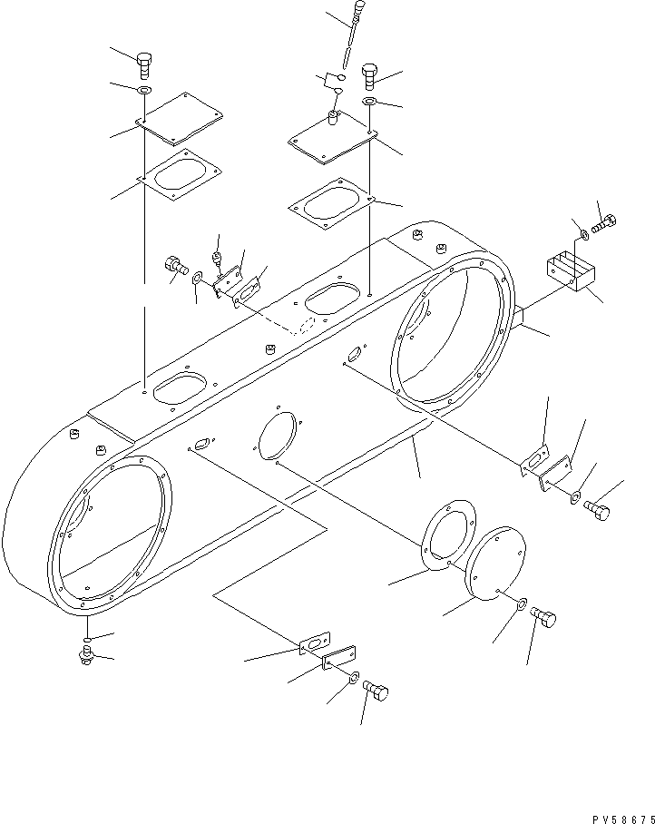 Корпус 23B-25-11110 KOMATSU