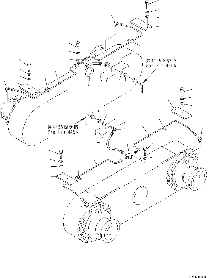 Шланг 07103-50405 KOMATSU