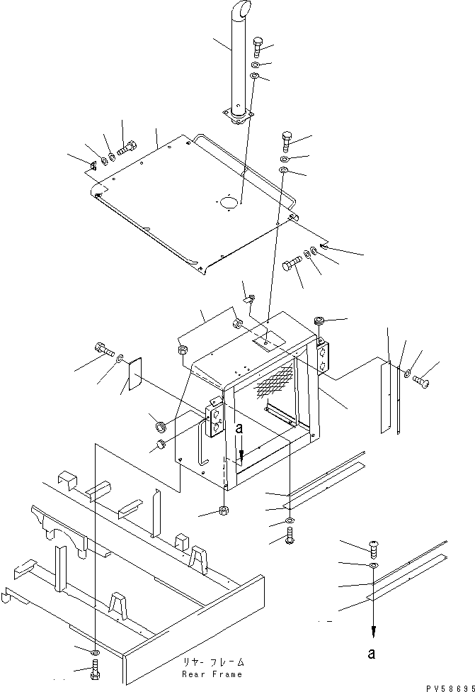 PLATE,BAFFLE 23A-54-24320 KOMATSU