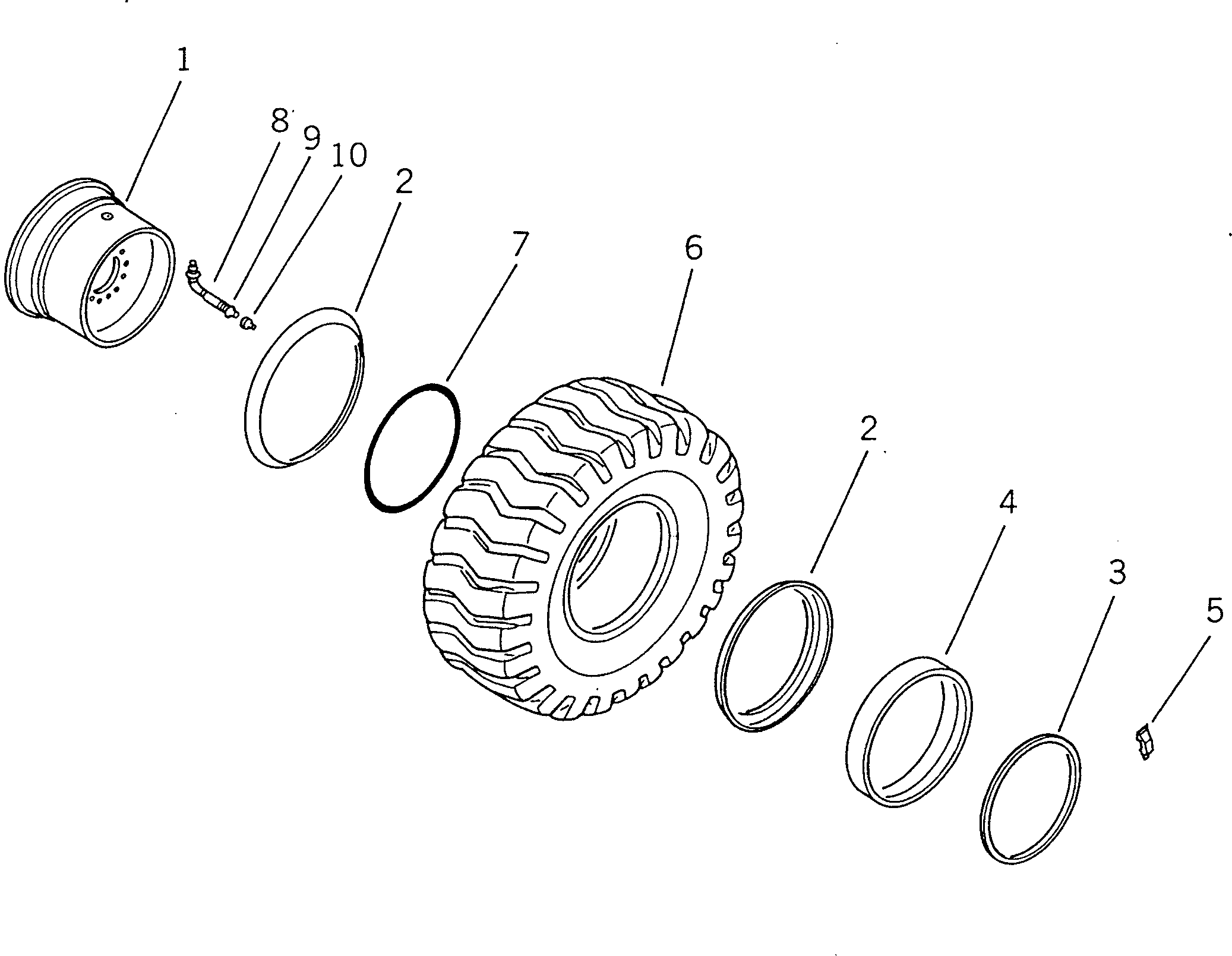 WHEEL ASS'Y 235-30-11200 KOMATSU