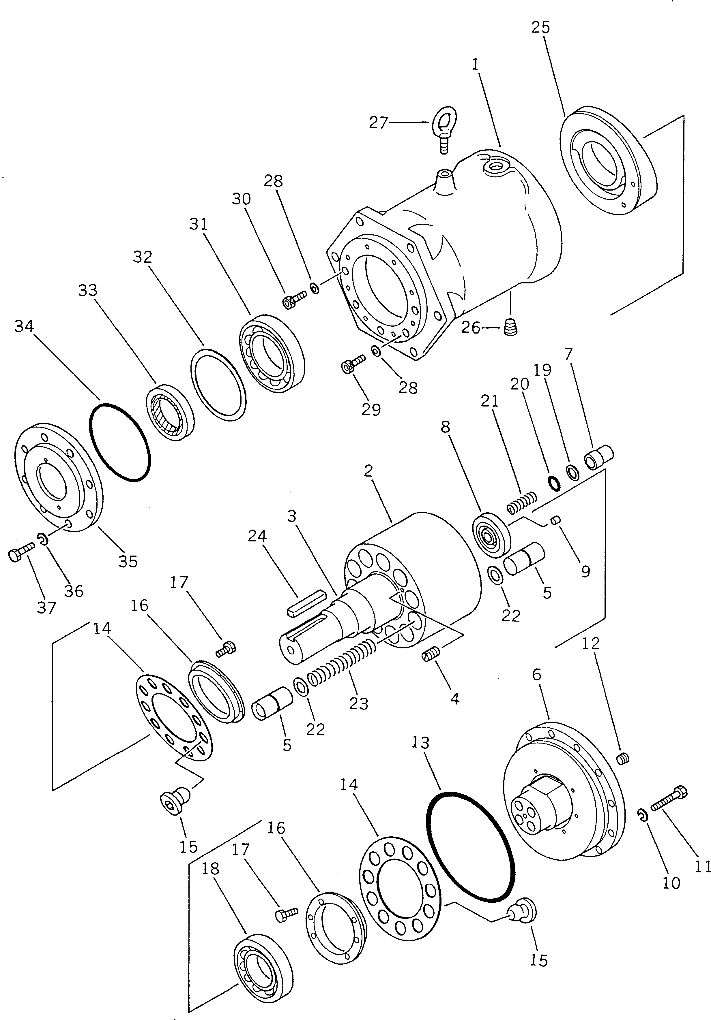 Пружинная шайба 235-62-11490 KOMATSU
