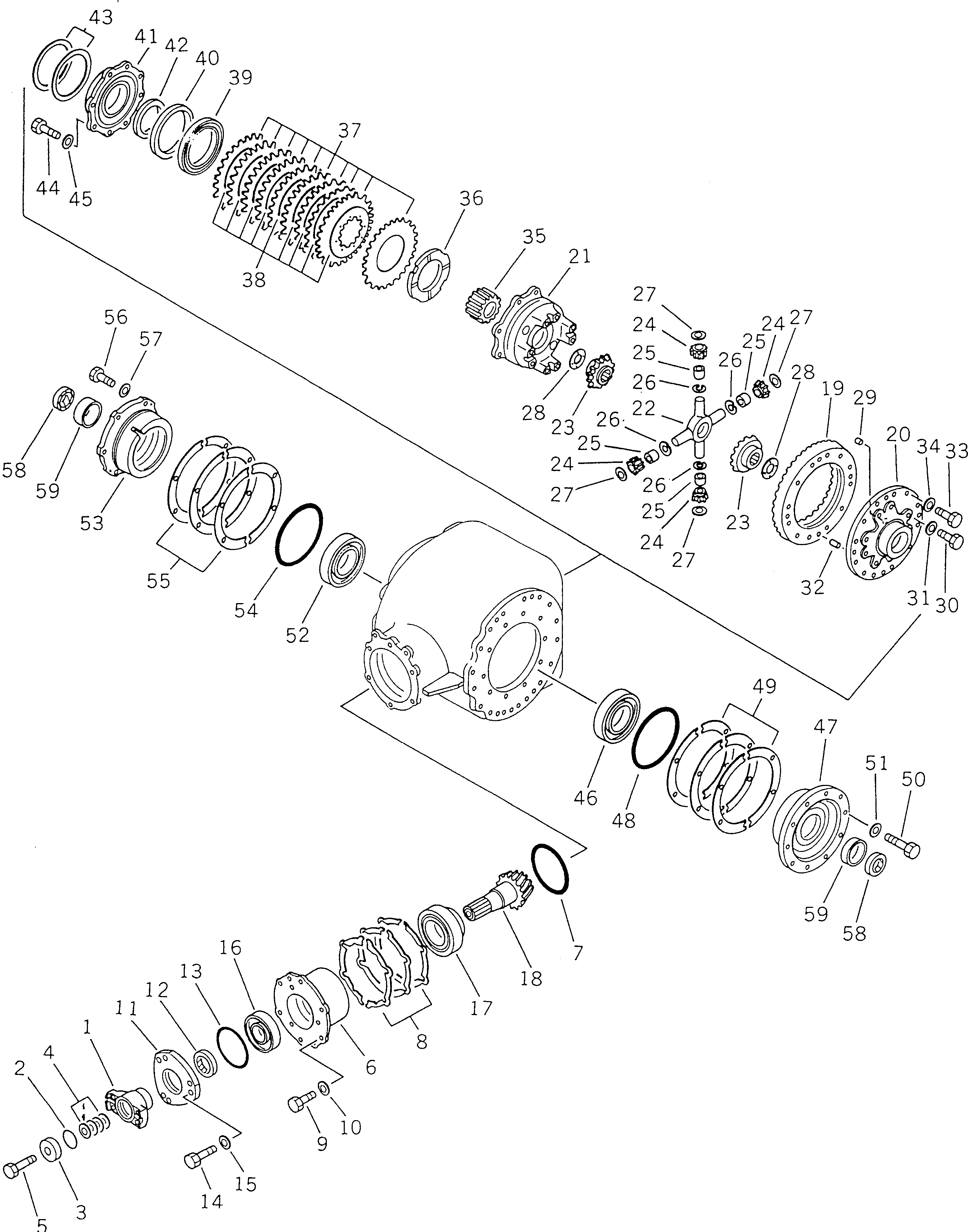PINION GEAR ASS'Y 23B-22-00131 KOMATSU