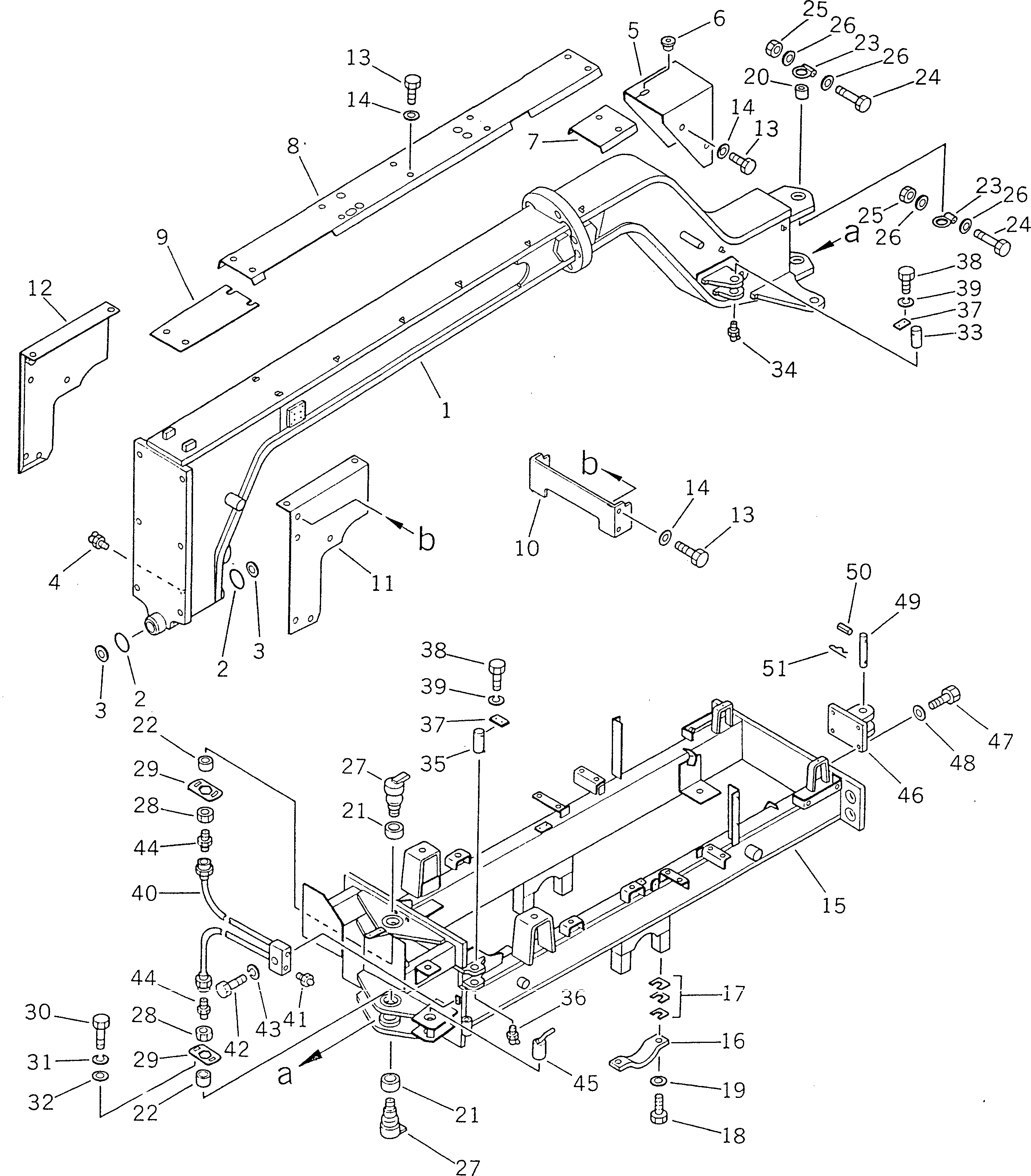 FRAME,FRONT 23B-46-11020 KOMATSU