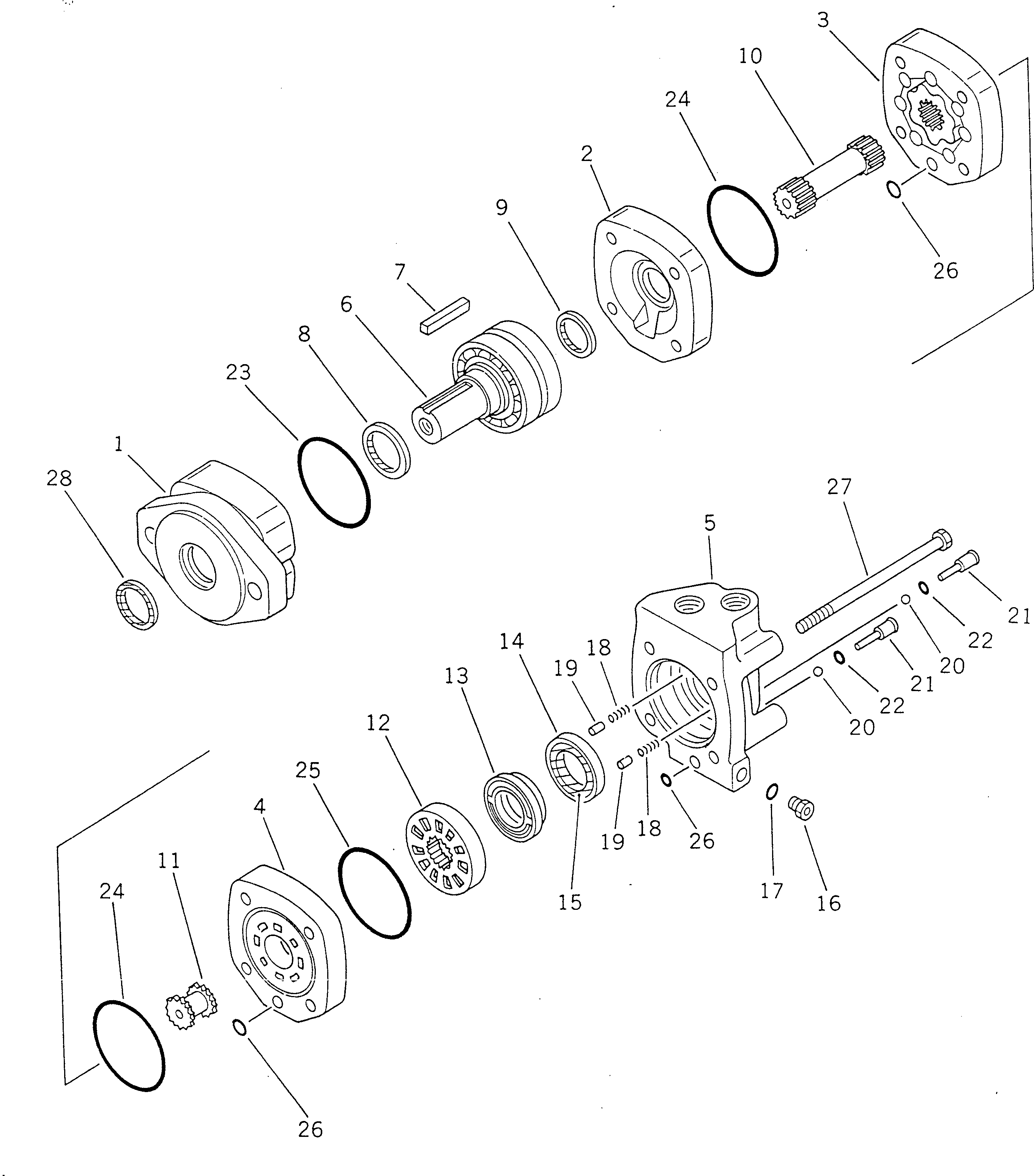 Уплотнение 232-62-11540 KOMATSU