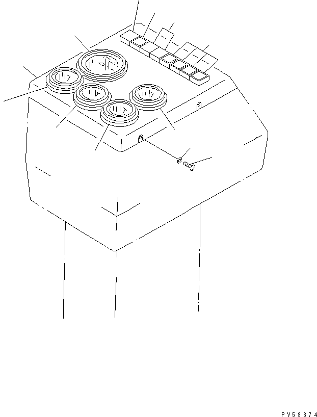 LAMP,ACCUMULATOR 234-06-63230 KOMATSU